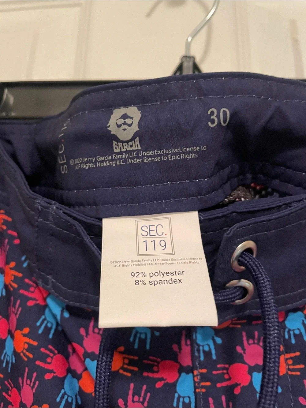Jerry Garcia Hand Board Shorts